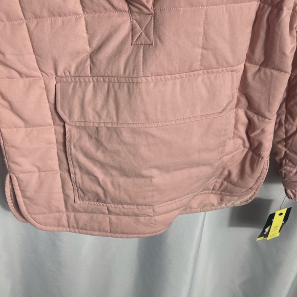 Art Class Girls Size M 8 Pink Quilted Hoodie Kangaroo Pockets Snap Collar NWT - Picture 7 of 16